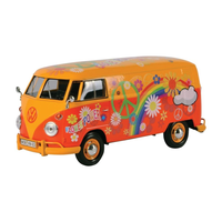 Motormax 1/24 VW Type 2 (T1) Delivery Van w/Flower Power