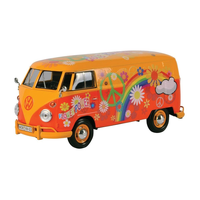 Motormax 1/24 VW Type 2 (T1) Delivery Van w/Flower Power