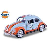 Motormax 1/24 1966 VW Beetle Gulf Diecast