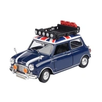 Motormax 1/18 Morris Mini Cooper w/Roof Rack