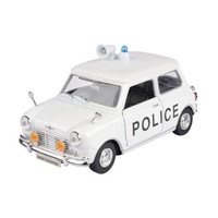 Motormax 1/18 Morris Mini Cooper Police Car