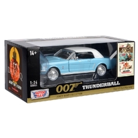 Motormax 1/24 1964 1/2 Ford Mustang Hard Top "Thunderball" James Bond