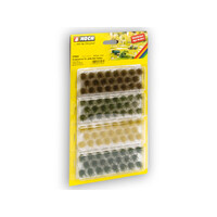 Noch Grass Tufts light and dark green, 104 pieces, 6?mm N07009