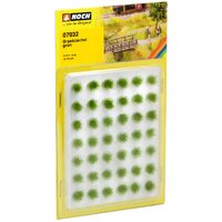 Noch Grass Tufts, green flock, 42 pieces, 6mm N07032