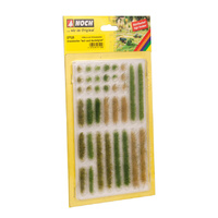 Noch Grass Tufts light and dark green, 18 strips and 18 tufts, 6?mm N07125