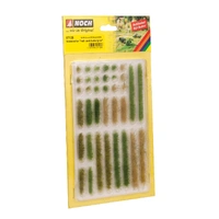 Noch Grass Tufts light and dark green, 18 strips and 18 tufts, 6?mm N07125