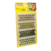Noch Grass Tufts light and dark green, 104 pieces, 6?mm N07127