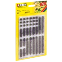 Noch HO Lavender 18 strips & 18 bushes