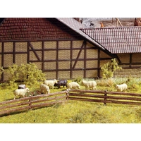 Noch HO Field Fence,13 pieces 1.3cm high in total approx. 100cm long N13040