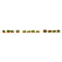 Noch HO Flower Boxes 14009