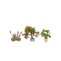 Noch HO Ornamental Plants, 3 flower pots N14020
