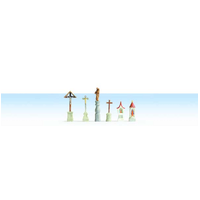 Noch Miniatures HO Gravestones And Statues (6pcs)