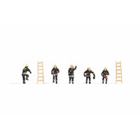Noch HO Fire Brigade (5 Figures & 2 Ladders) N15021