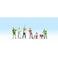 Noch HO Hunters Lumberjacks (6) N15060