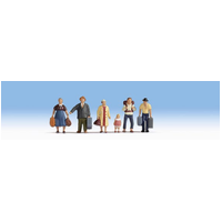 Noch HO Figures Passengers (6pcs)