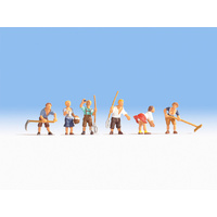 Noch HO Mountain farmers (6 figures) N15618