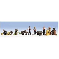 Noch Figures HO Farmer and Equipment