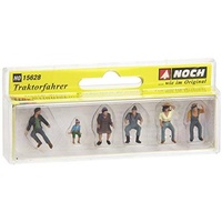 Noch HO Tractor Driver w/o Benches
