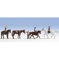 Noch Figures HO Horses & Riders N15630