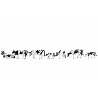 Noch HO Black & White Cows (7pcs) N15721
