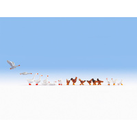 Noch HO Chicken and Geese N15772