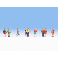 Noch HO Children 9 figures