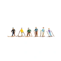 Noch HO Skiers 6 figures N15828