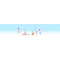 Noch HO Bathers 6 figures N15842