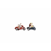 Noch HO Motorcyclists 4 figures N15905