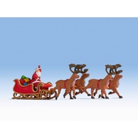 Noch HO Santa Claus with Sleigh