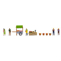 Noch Themed Figures Set "Fruit Stall"