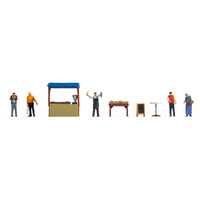 Noch Themed Figures Set "Fish Stall"