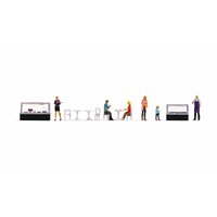 Noch HO Themed Figures Set "Café" 16245