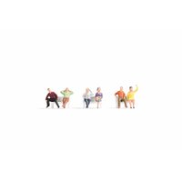 Noch HO Sitting People 18132