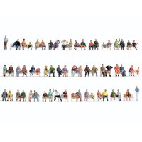 Noch HO Mega Economy Figures Set "Sitting People" 18402