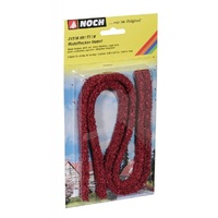 Noch Hedge Dark Red 15 x 8mm 50cm long N21516
