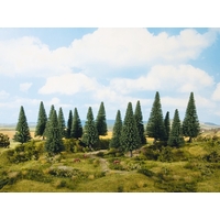 Noch Fir Trees (8pcs) 10-14cm high