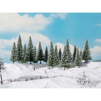 Noch Snowy Fir Trees 8pce 10-14cm high