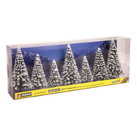 Noch Snowy Fir Trees (7pcs)