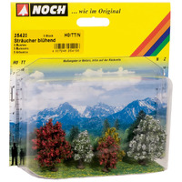 Noch Bushes in Bloom (5pcs)