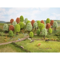Noch HO Spring Trees, 10 pieces, 5?-?9?cm high N26906