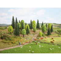 Noch N Mixed Forest, 10 pieces, 3.5?-?9?cm high N32911