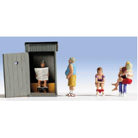 Noch N Toilet Stories 5 Figures with Accessories