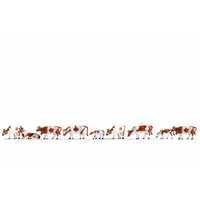Noch N Cows Brown & White 9pce
