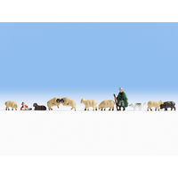 Noch N Shepherd & Sheep (11 figures) N36750