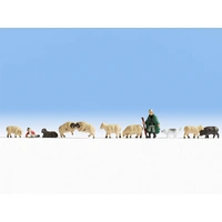 Noch N Shepherd & Sheep (11 figures) N36750