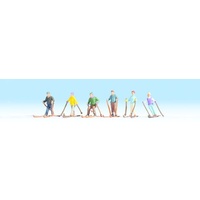 Noch N Skiers 6 Figures + Accessories N36828