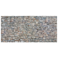 Noch HO 3D Cardboard Sheet "Quarrystone Wall"