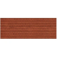 Noch HO 3D Cardboard Sheet "Roof Tile" Red