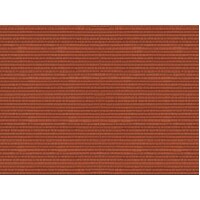 Noch N 3D Cardboard Sheet "Plain Tile" Red